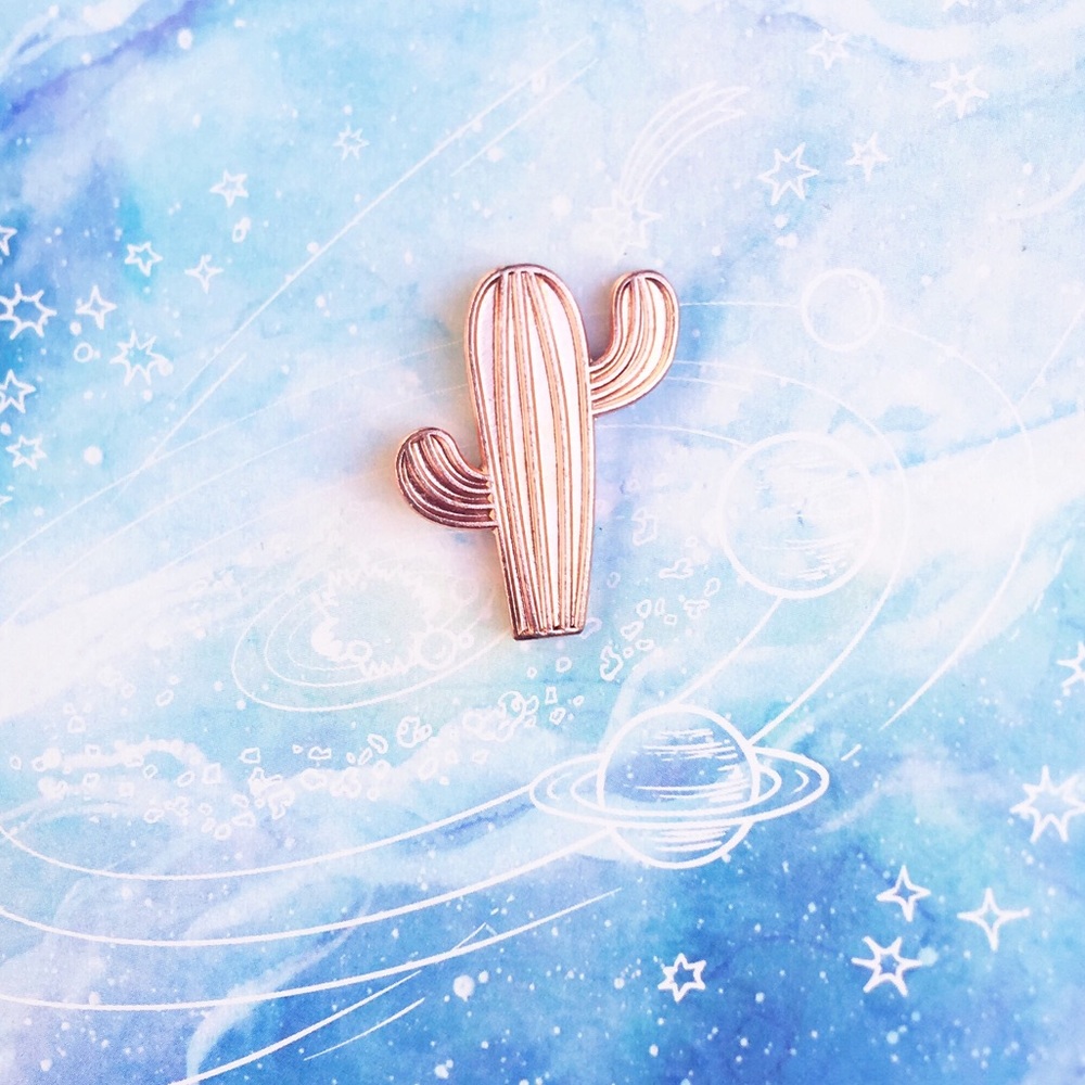 ✨ Copper Cactus Pin ✨